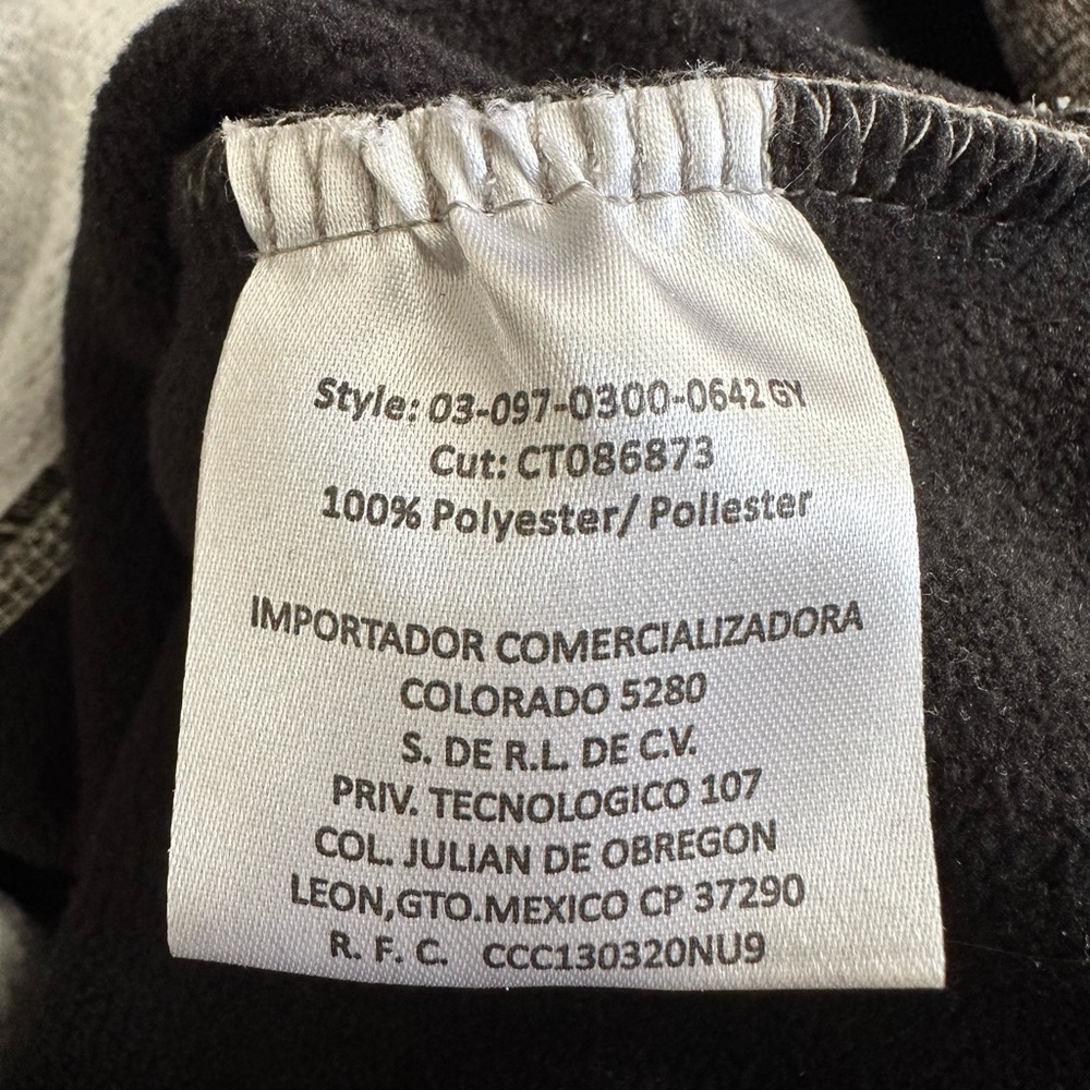 Roper RARE Heather Gray and Black Men's Hoodie Size M - Picture 7 of 7